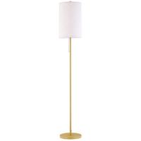 STEHLAMPE Leinen Stahl Cremeweiß - Weiß, Textil (25.5/25.5/157cm) - HOMCOM