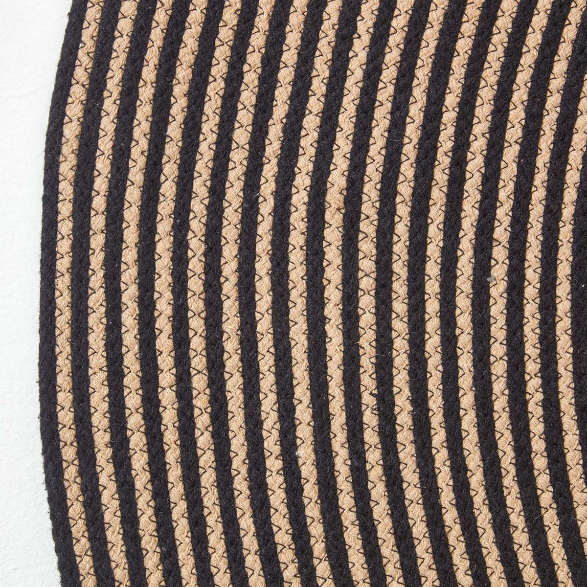 TEPPICH Spirale geflochten rund 120 cm - Braun, Textil (120/120cm) - Homescapes