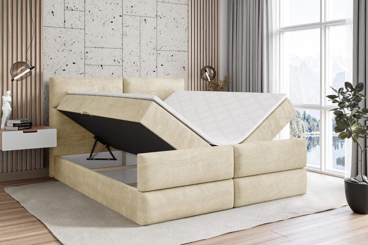 BOXBETT BOXI3-Z - 180x200 cm - H3 - Beige - Beige, Holzwerkstoff (180/200cm) - ALTDECOR