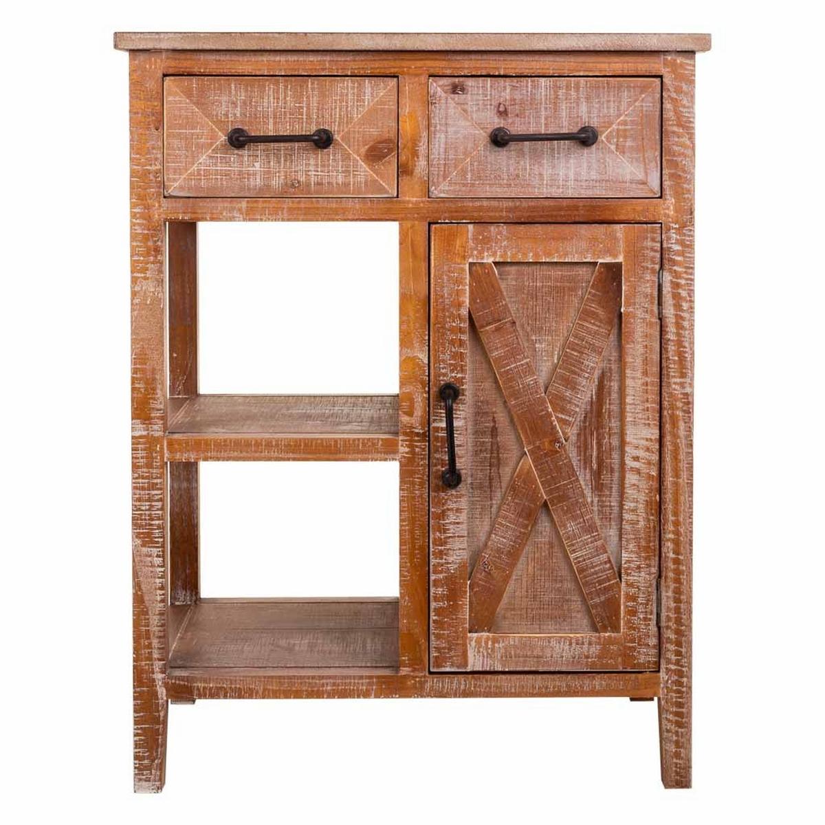 KONSOLENTISCH aus Holz, braun, 67x37x82cm - Braun, Holz (82/63/37cm) - Wanderlust