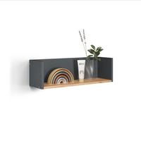 WASCHMASCHINENSCHRANK Paolina Anthrazit/Goldkraft Eiche 67.8 x 20 cm - Honigeiche/Anthrazit, Holzwerkstoff (67.8/20/20cm) - Livinity®