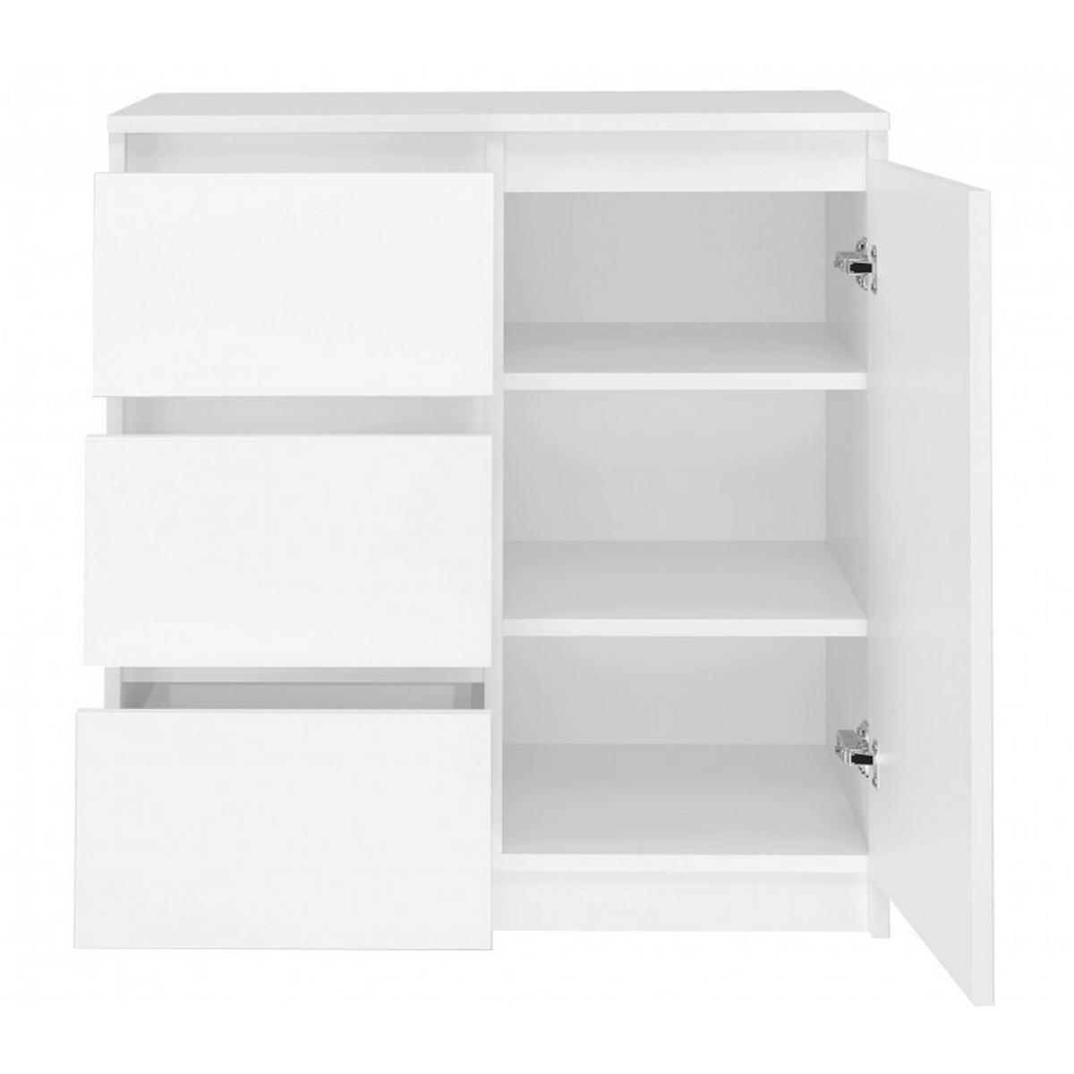 KOMMODE Weiß 200/75/40 - Weiß, Holzwerkstoff (200/75/40cm) - RAUMHIRSCH FURNITURE