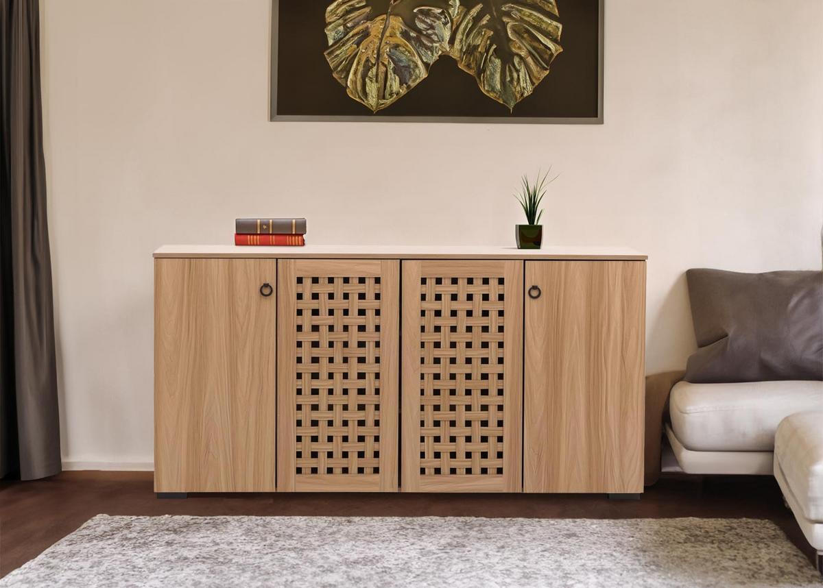 SIDEBOARD Braun - Braun, Holzwerkstoff (159/83/37cm) - MCW