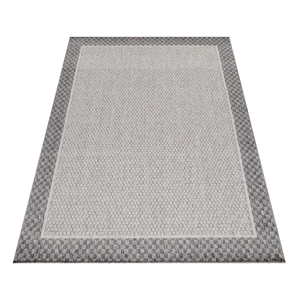 TEPPICH Outdoor LIRIA in Creme, mit Bordüre, aus Polypropylen, 120 x 170 cm - Beige, Textil (170/120cm) - KADIMA DESIGN