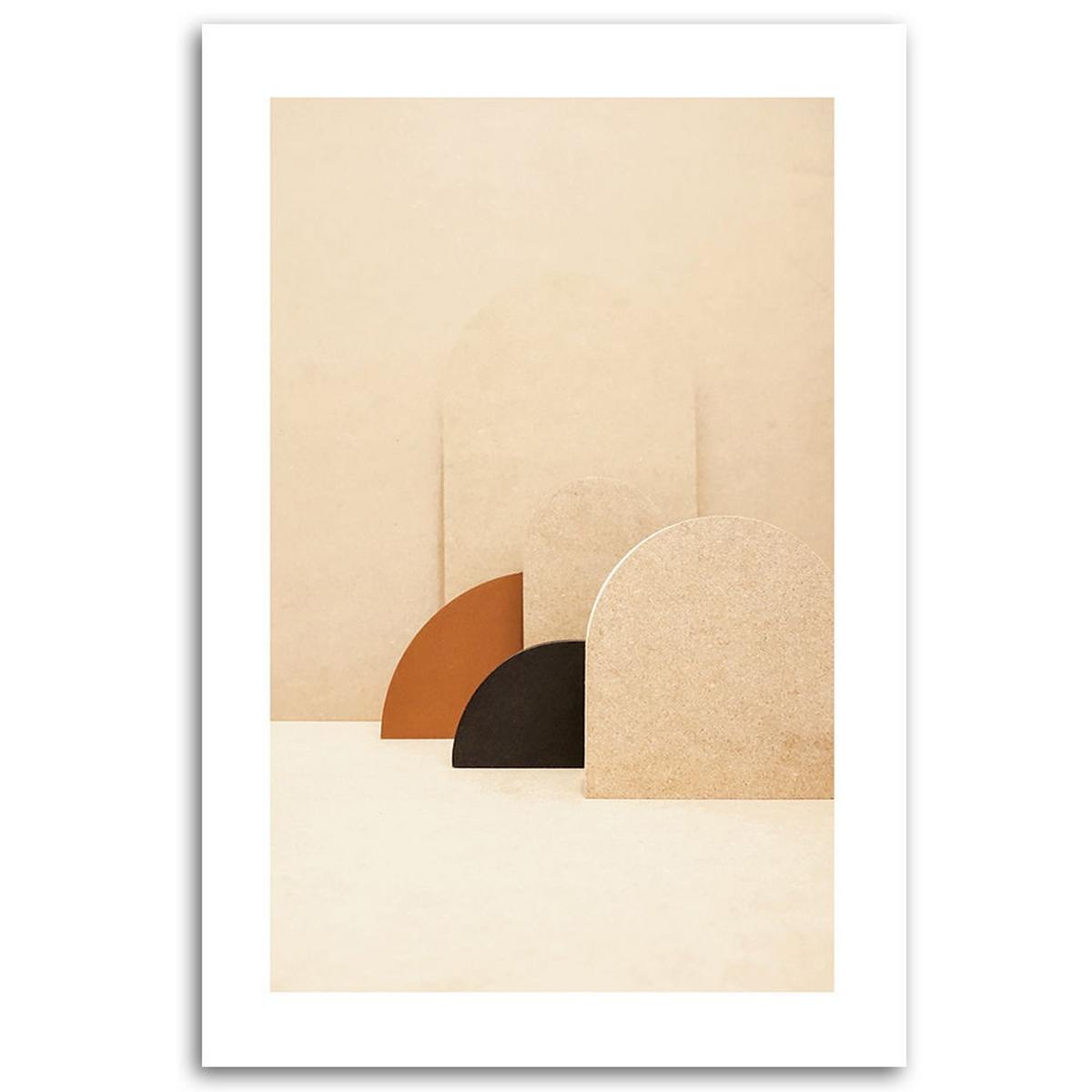 KUNSTDRUCK Beige 80/120 cm - Beige, Textil (80/120cm) - KUNSTLOFT