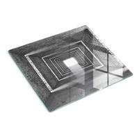 GLASPLATTE 60x52 cm Ziegel - Grau, Glas (60/0.4/52cm) - TULUP