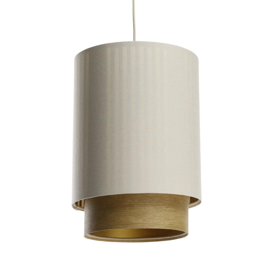 HÄNGELEUCHTE Gold 25/105 cm - Goldfarben, Kunststoff (30/0.4/105cm) - ONZENO