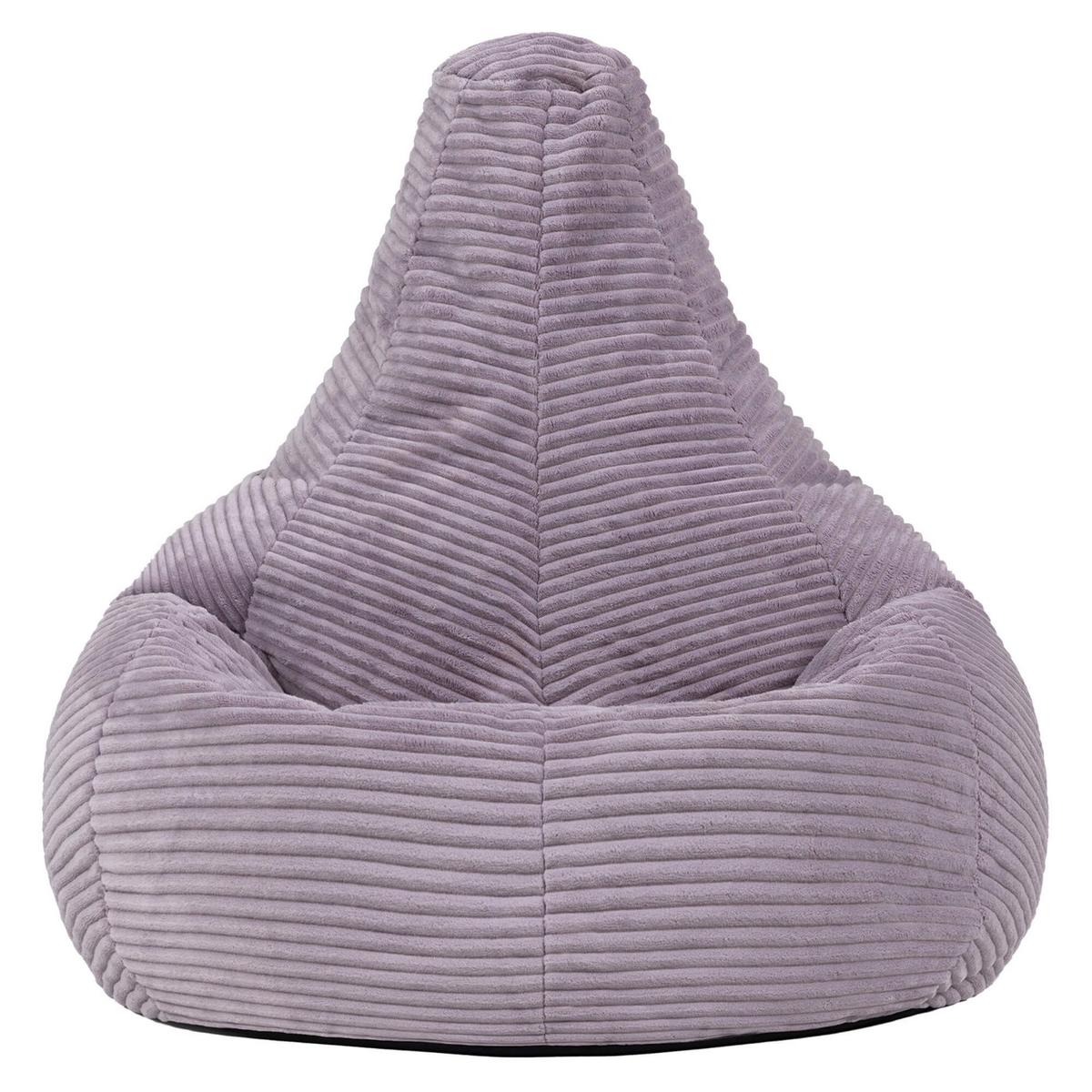 SITZSACK für Kinder Sessel aus Cord 2-tlg. - Lila, Textil (69/59/65cm) - icon