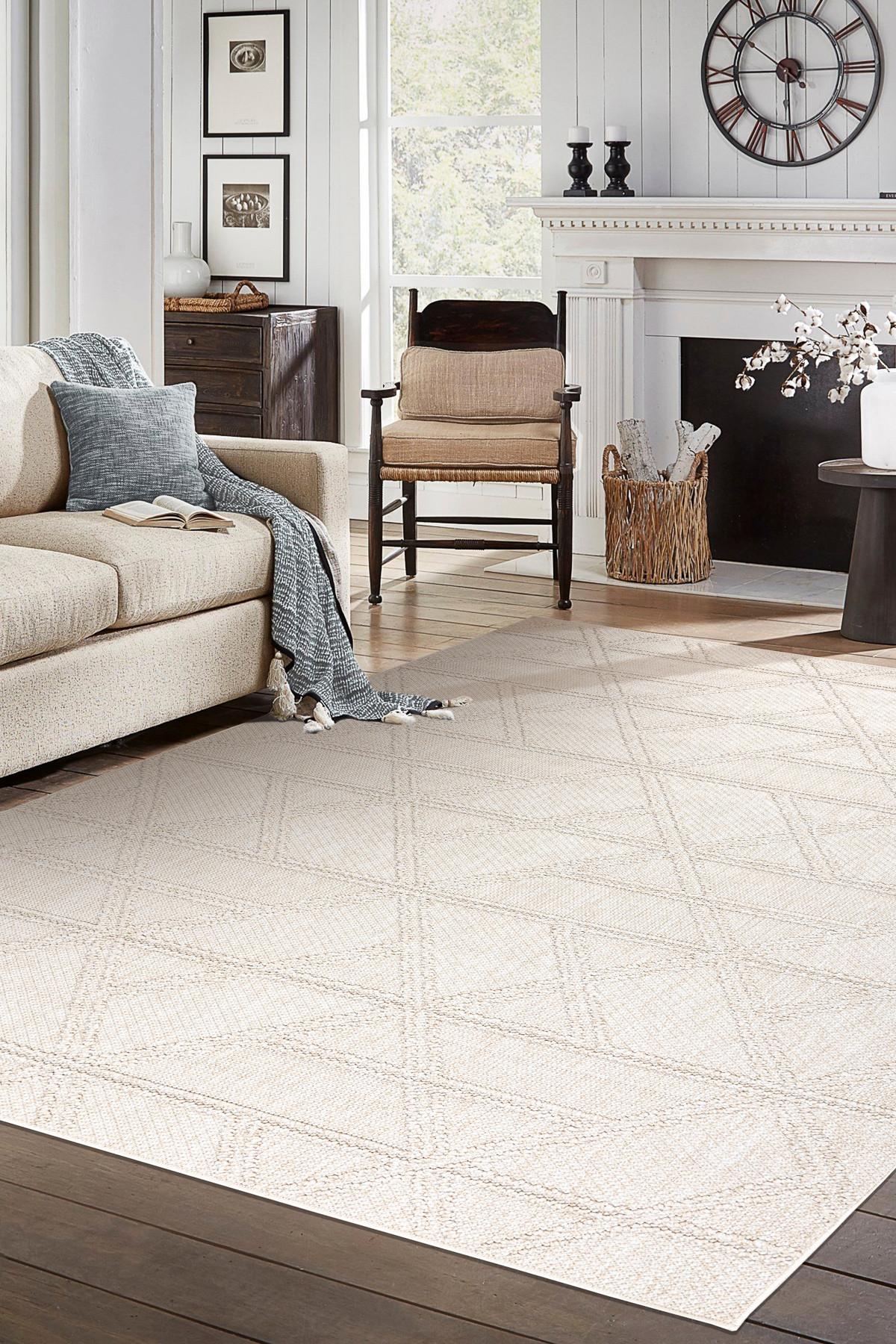 TEPPICH Origi 140/190 cm - Creme, Textil (140/190cm) - rugsX