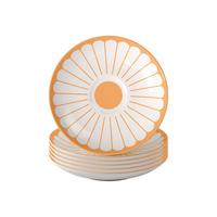 KAFFEEUNTERTASSEN Fleur Couleur Soleil ø 14,8 cm 6er Set - Gelb, Keramik (14.8cm) - Villeroy & Boch