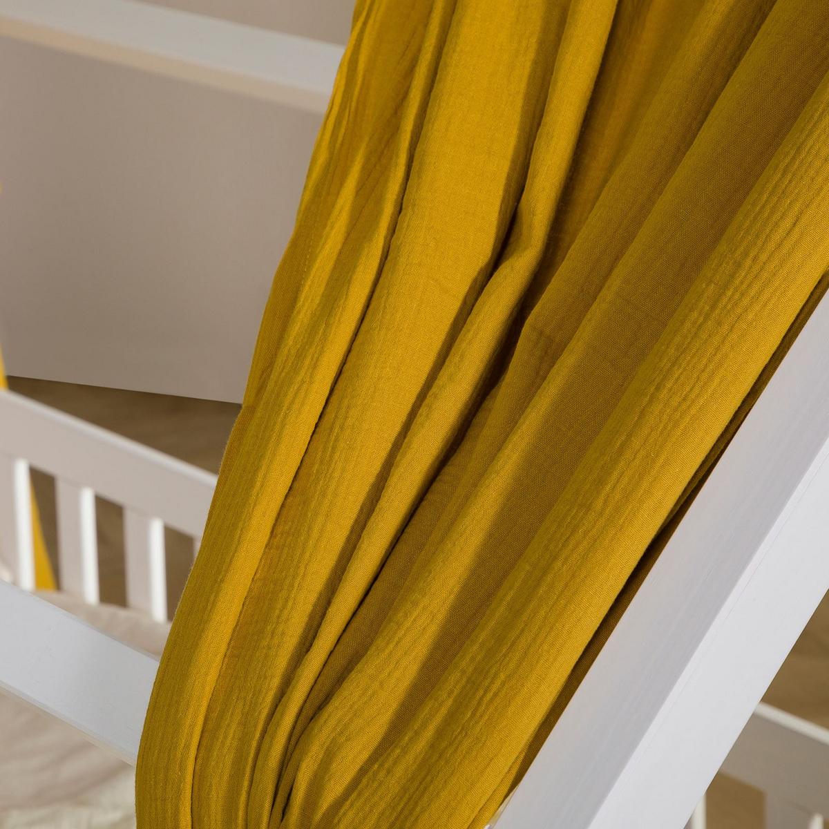 HAUSBETT-HIMMEL NENA - Gelb, Textil - IDIMEX