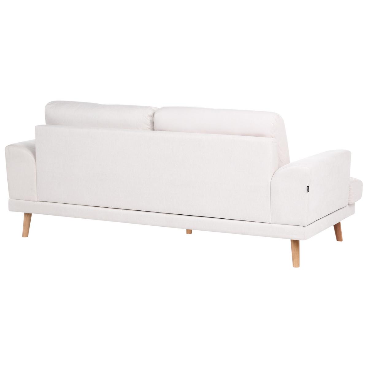 SOFA-SET 4-Sitzer Stoff Hellbeige Kildal - Beige, Textil (280/90/96cm) - Beliani