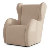 SESSEL MASTI Polstersessel Loungesessel ergonomisch, Beige - Beige, Holzwerkstoff/Kunststoff (74/100/86cm) - MASSENO