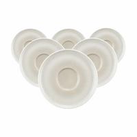 KOMBI-UNTERTASSEN Sento Home Aura cream ø 16,2 cm 6er Set - Creme, Keramik (16.2cm) - Seltmann Weiden