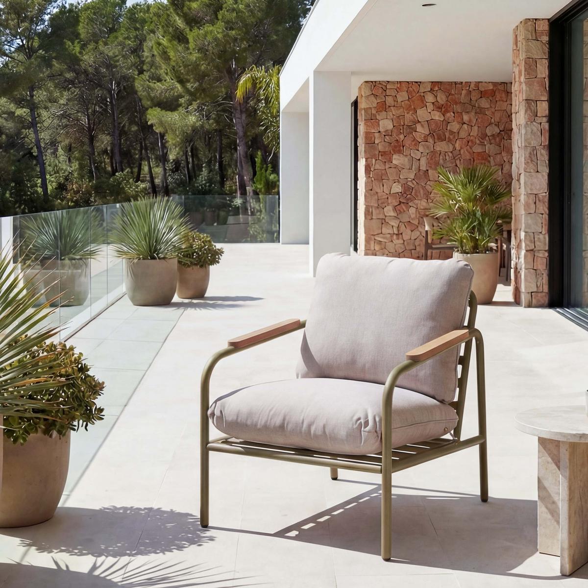 GARTENSESSEL Hellgrün Kein Set-Set - Hellgrün, Textil (68/81/88cm) - MCW