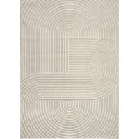 TEPPICH Outdoor Geometrisch MEZEN Polypropylen Beige 140 x 200 cm - Beige, Textil (140/200cm) - KADIMA DESIGN