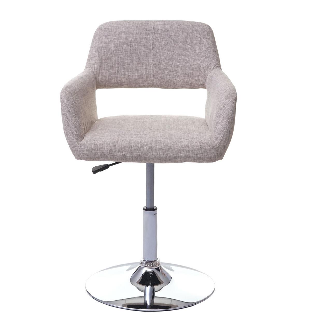 ESSZIMMERSTUHL Beige, Silber - Greige/Beige, Textil (58/89/55cm) - MCW
