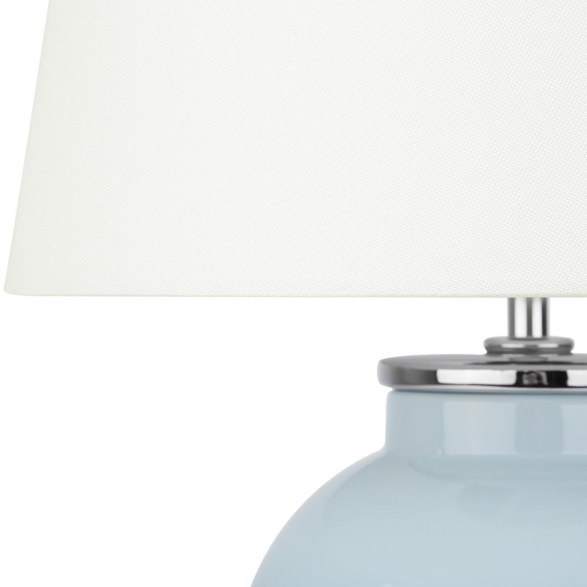 TISCHLAMPE Brenta 33/33/56 cm - Blau, Keramik (33/33/56cm) - Beliani