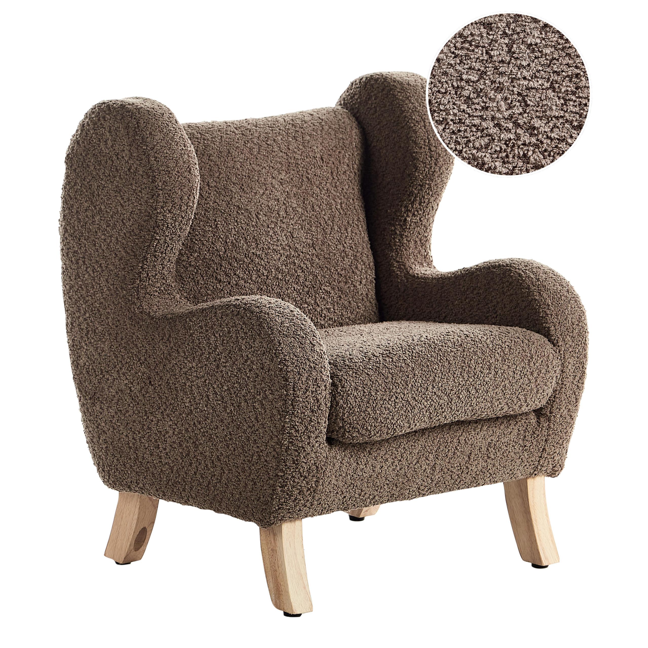 KINDERSESSEL Braun Farum - Braun, Textil (45/55/41cm) - Beliani