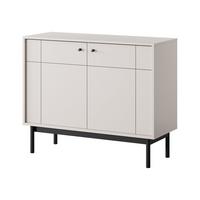 KOMMODE GIAPPONESE 104/84/39 cm mit 2 Türen Kaschmir - Kaschmir, Holzwerkstoff (104/84/39cm) - MASSENO