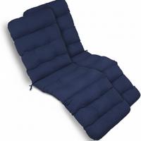 DECKCHAIRAUFLAGE Flair DC 200x50x8cm Dunkelblau (2tlg) - Dunkelblau, Textil (50/8/200cm) - Beautissu 