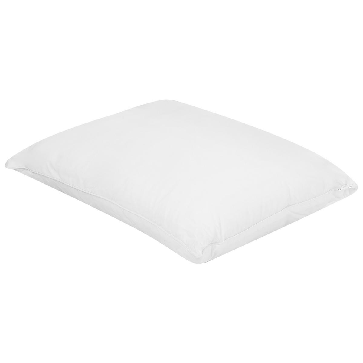 KOPFKISSEN Weiß 60/50 cm Triglav - Weiß, Textil (60/50cm) - Beliani