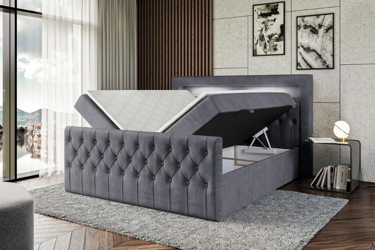 DELETED - Dunkelgrau, Holzwerkstoff (160/200cm) - ALTDECOR