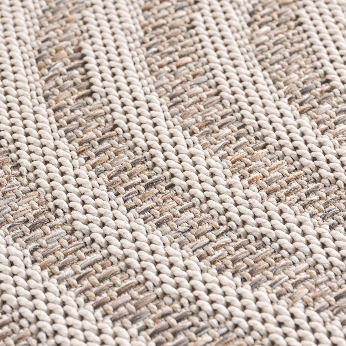 TEPPICH Outdoor VENTOUX in Beige, im Boho-Stil, 120 x 170 cm - Beige, Textil (170/120cm) - KADIMA DESIGN