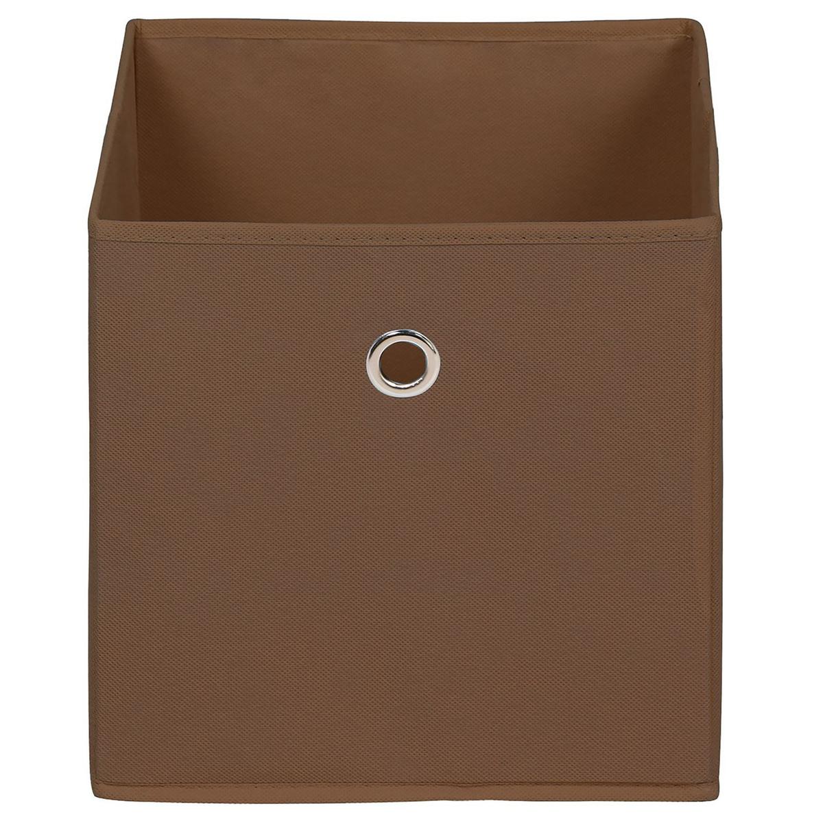FALTBOX ELA 2er-Set braun - Braun, Textil (27/27/27cm) - IDIMEX