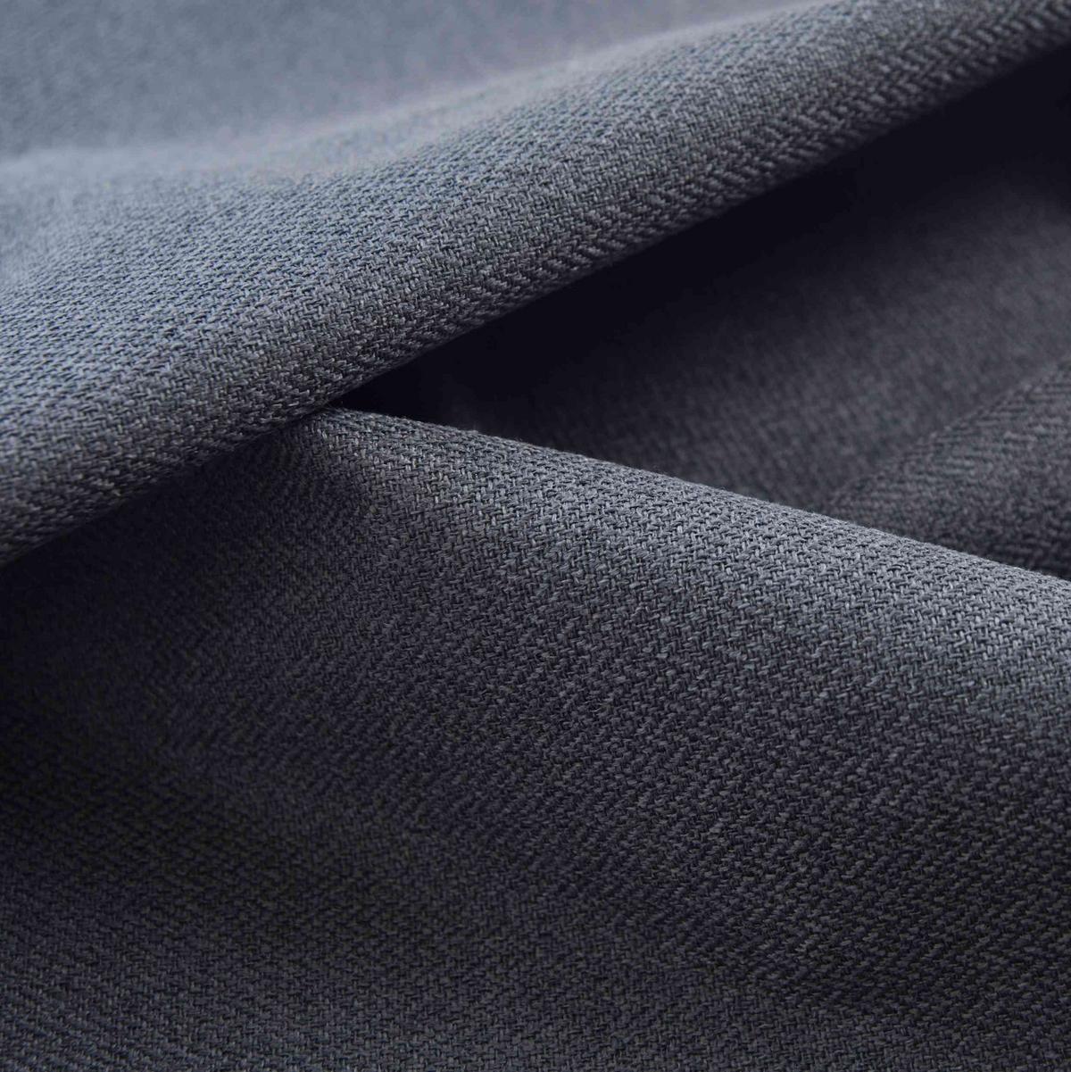 VORHANG 2ER SET »München Dark« HxB 175x145 cm Dunkelgrau - Dunkelgrau, Textil (145/175cm) - Gardinenbox