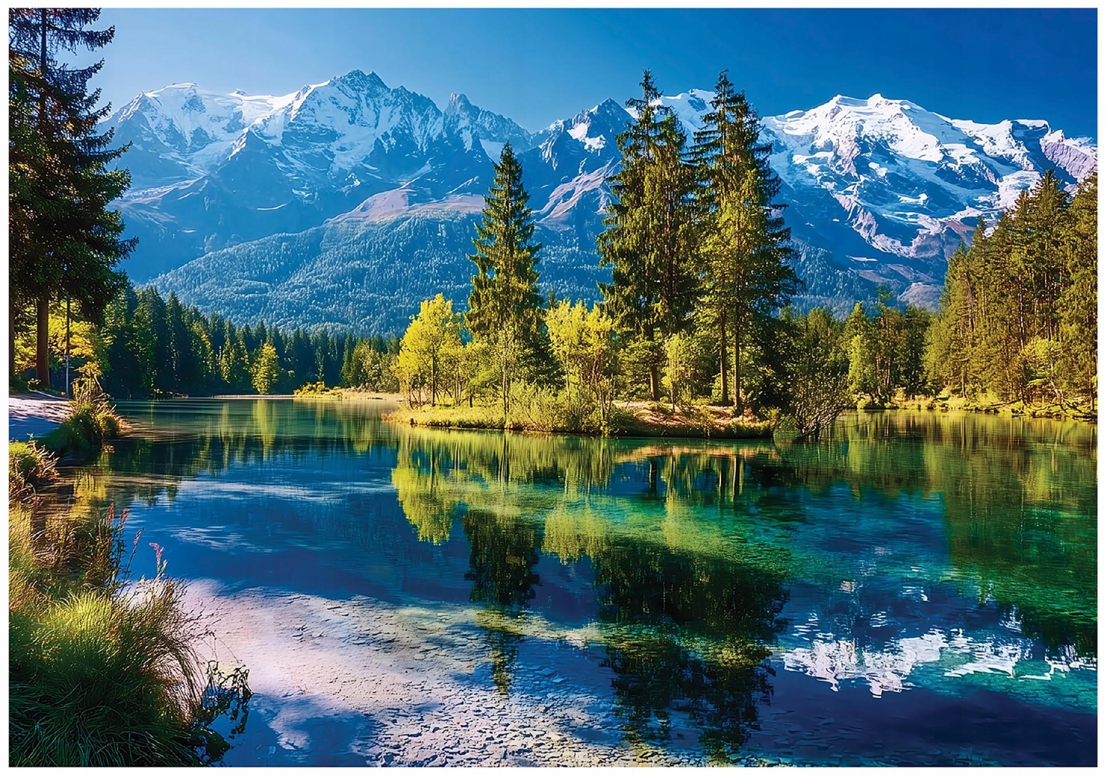 FOTOTAPETE Berge Natur Landschaft Wohnzimmer 250x175 - Multicolor, Papier (250/175cm) - Wallarena