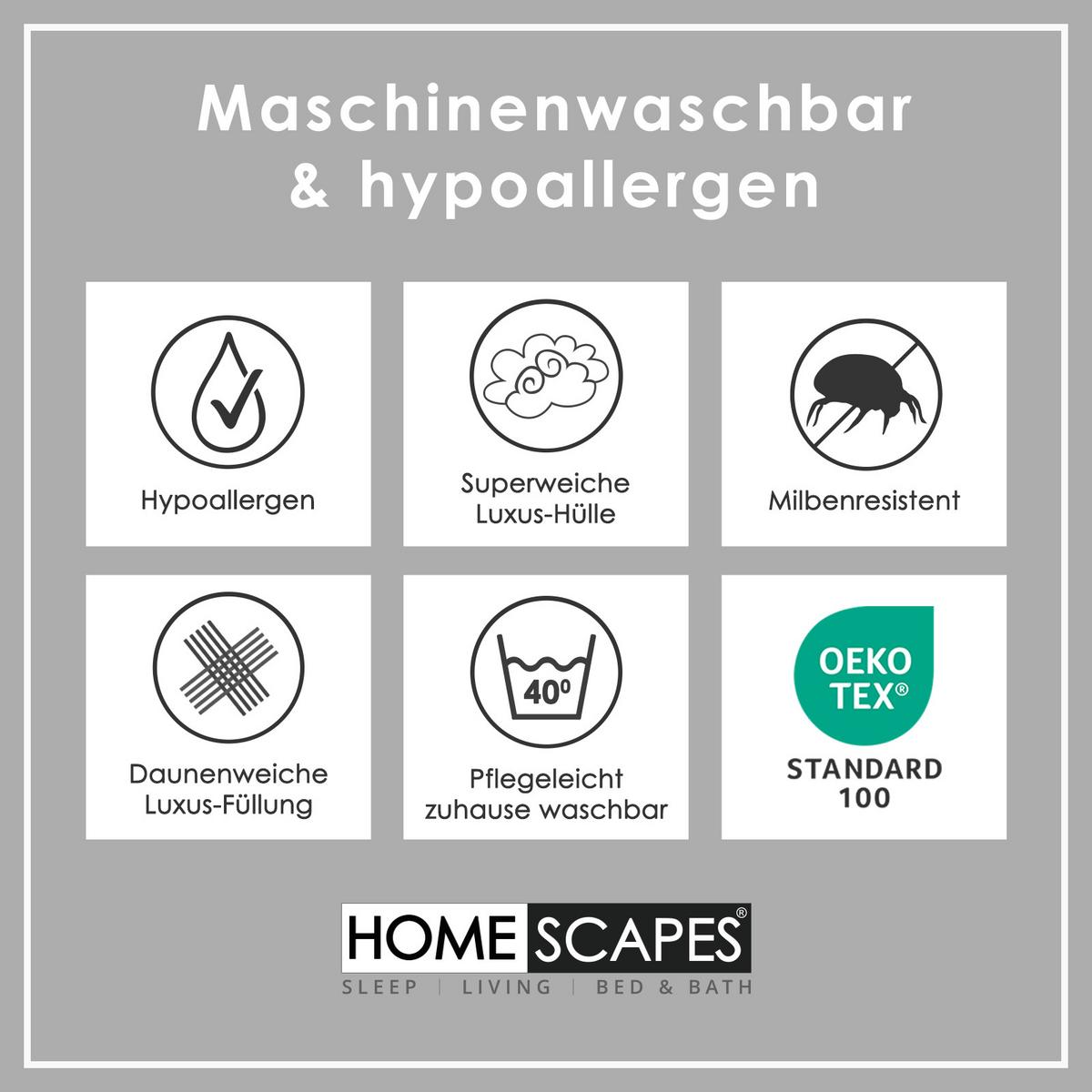 KINDERDECKE 120/150 cm, Super-Mikrofaser - Weiß, Textil (120/150cm) - Homescapes