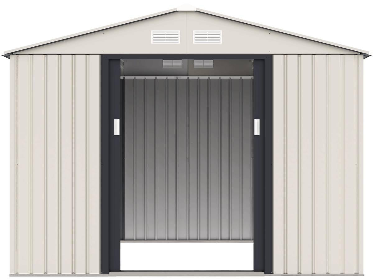 METALL-GARTENHAUS nebraska beige - Beige, Metall (277/202/191cm) - Habitat Garten