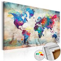 PINNWANDBILDER Bunt 120/80 cm - Multicolor, Naturmaterialien/Textil (120/80cm) - KUNSTLOFT