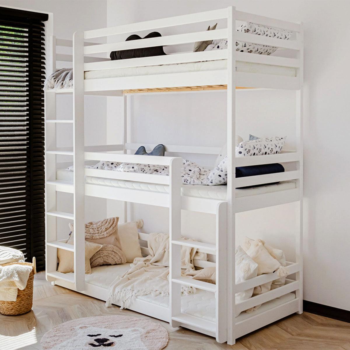 BETT 90/200 Florent Weiß - Weiß, Holzwerkstoff (90/200cm) - Petits-meubles