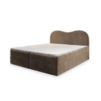 BOXBETT FLUVIA M 140x200 cm mit Matratze und Topper - Beige - Beige, Holz (140/200cm) - MASSENO