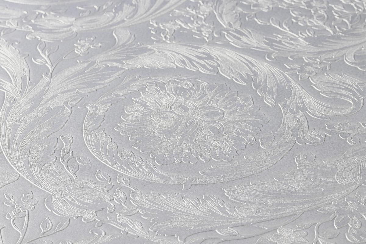 VLIESTAPETE 70/1005 cm - Silberfarben/Grau, Textil (70/1cm) - KUNSTLOFT