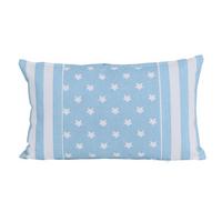 PATCHWORK-KISSENHÜLLE Sterne 30/50 cm - Blau, Textil (30/50cm) - Homescapes