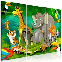 KUNSTDRUCK Bunt 90/60 cm - Multicolor, Textil (90/60cm) - KUNSTLOFT