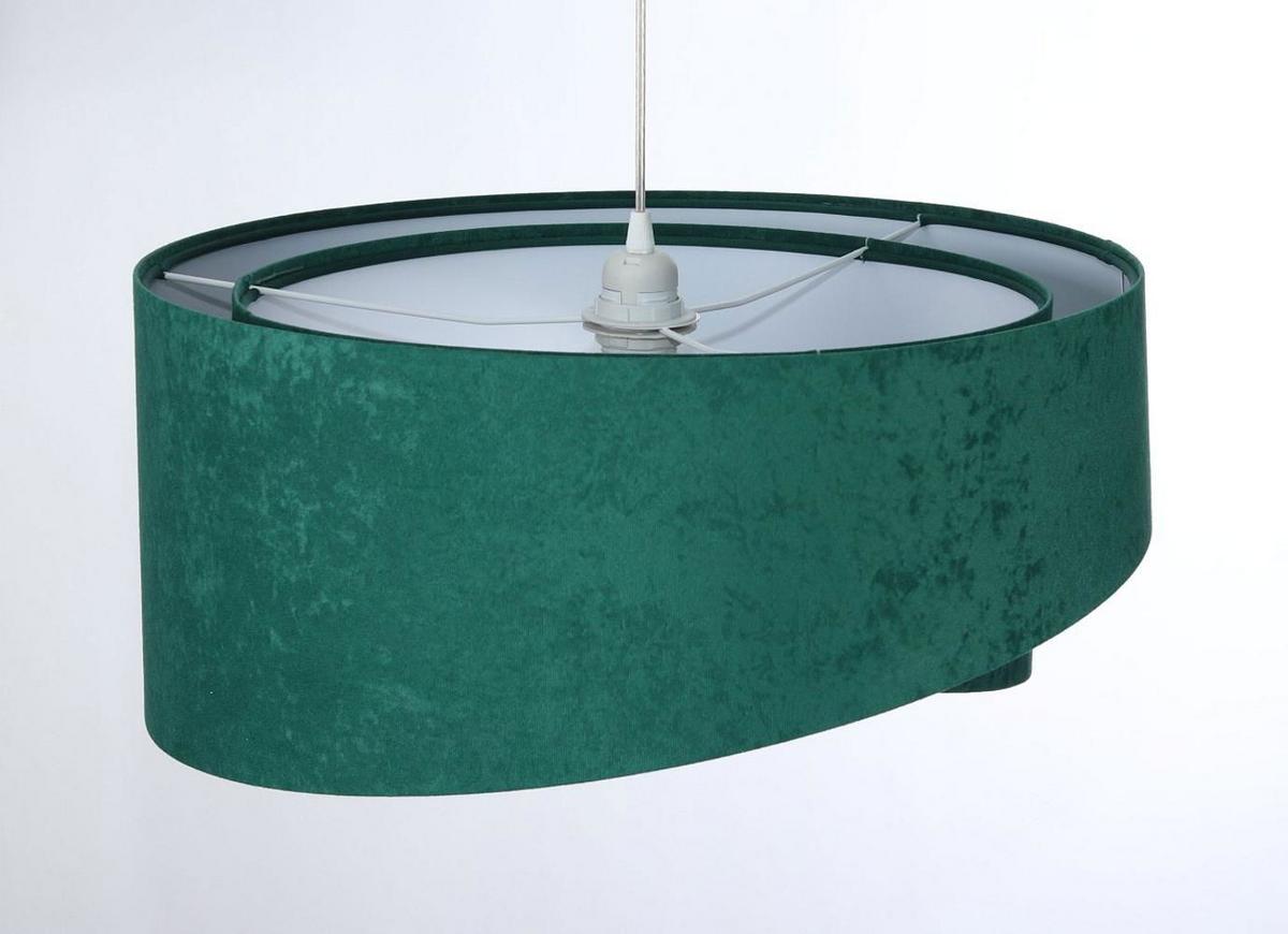 HÄNGELEUCHTE Grün 50/23 cm - Weiß, Kunststoff (50/1.3/23cm) - ONZENO