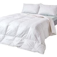 GANZJAHRES-DAUNENDECKE 230/220 cm, Entendaunen - Weiß, Textil (230/220cm) - Homescapes