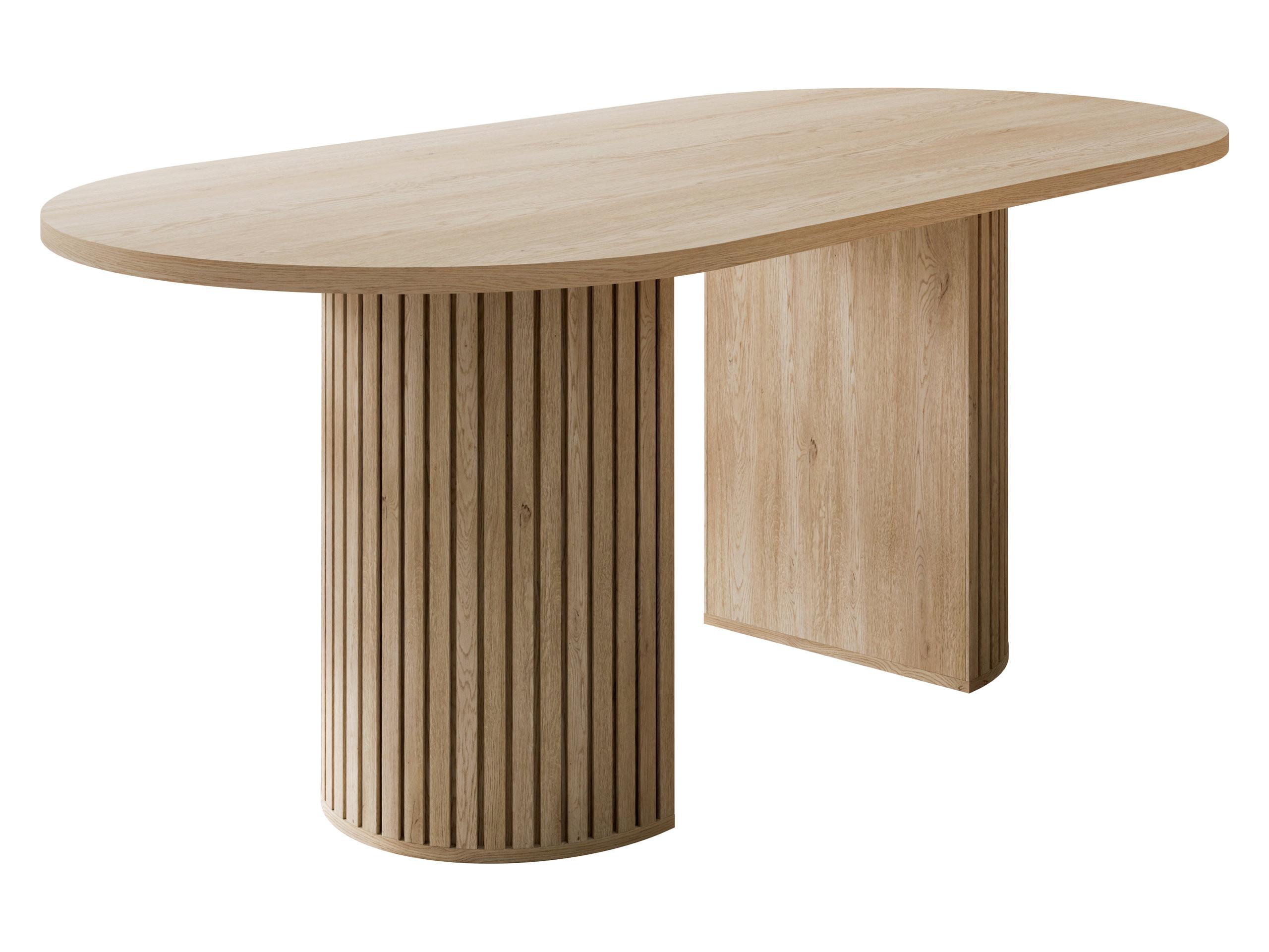 ESSTISCH Wotkon - Naturfarben, Holzwerkstoff (185/90/75cm) - MIRJAN24