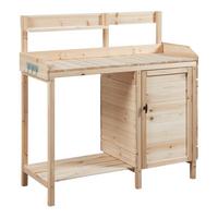 PFLANZTISCH Alessano - Naturfarben, Holz (46/107/110cm) - casa.pro