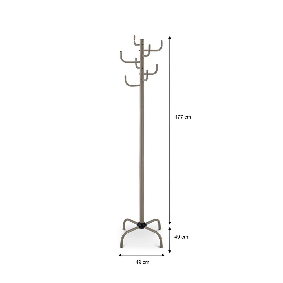 KLEIDERSTÄNDER KAKTUS champagne - Champagner, Metall (49/177/49cm) - IDIMEX