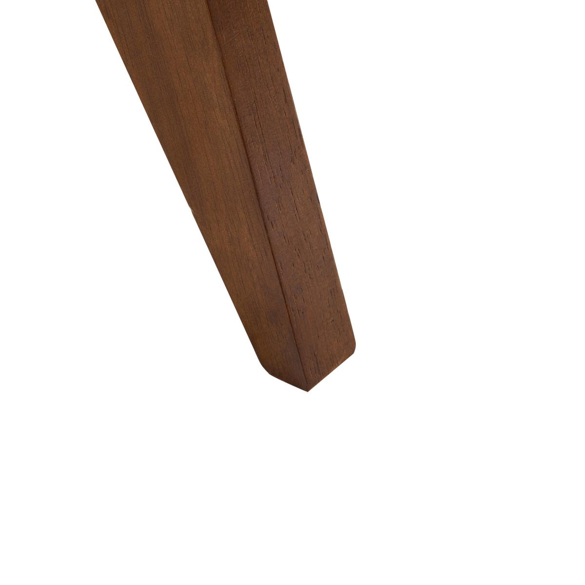 BETT ohne Kopfteil 120/200 MDF-Platte Dunkelbraun Berric - Braun, Holz (120/200cm) - Beliani