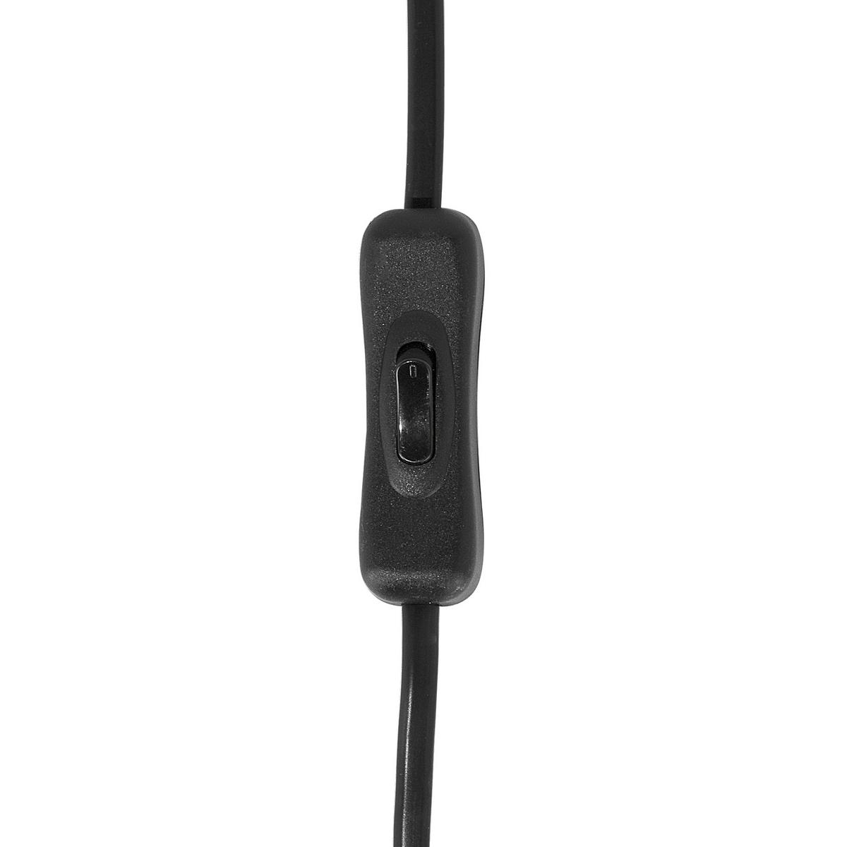 TISCHLAMPE Carrion 27/27/37 cm - Schwarz, Holzwerkstoff (27/27/37cm) - Beliani