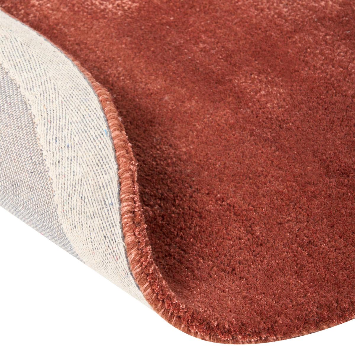 TEPPICH Dunkelrot 160/230 cm Viskose Tando - Dunkelrot, Textil (160/230cm) - Beliani