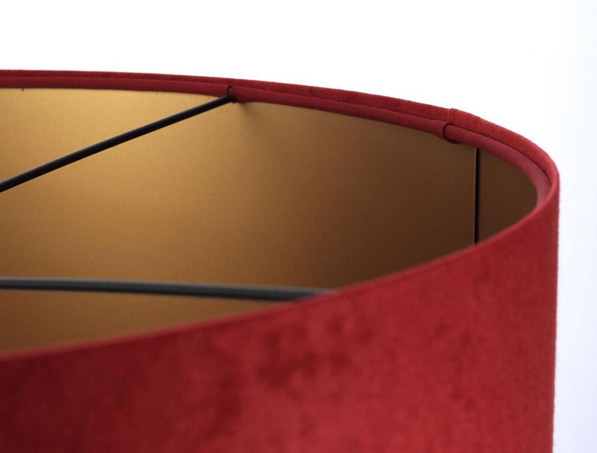 HÄNGELEUCHTE Gold 40/20 cm - Rot/Goldfarben, Kunststoff (40/0.6/20cm) - ONZENO