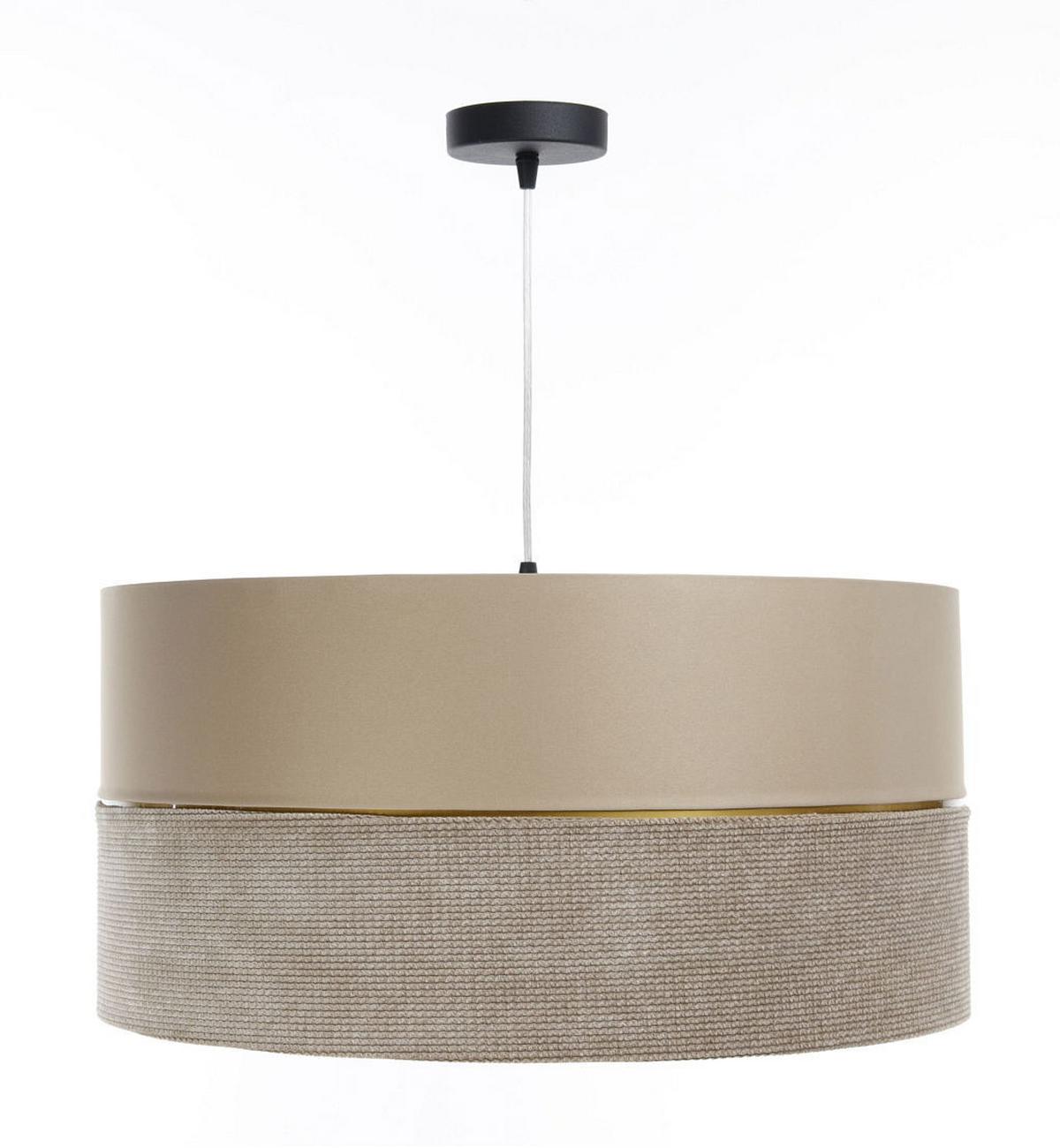 HÄNGELEUCHTE Gold 40/20 cm - Beige/Goldfarben, Kunststoff (40/0.6/20cm) - ONZENO