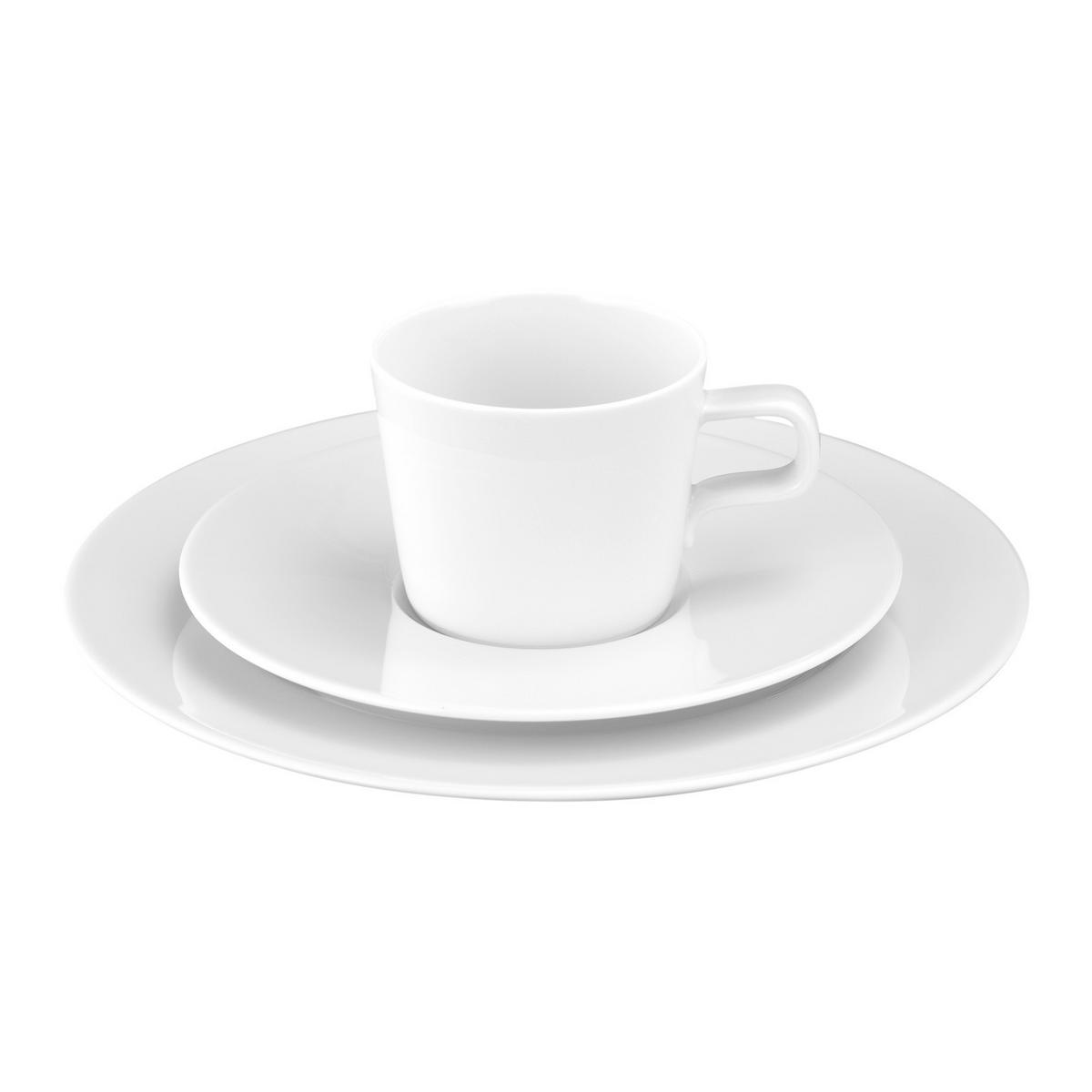 KAFFEESERVICE No Limits Weiß weiß 18-tlg. - Weiß, Keramik (24/18.1/43cm) - Seltmann Weiden